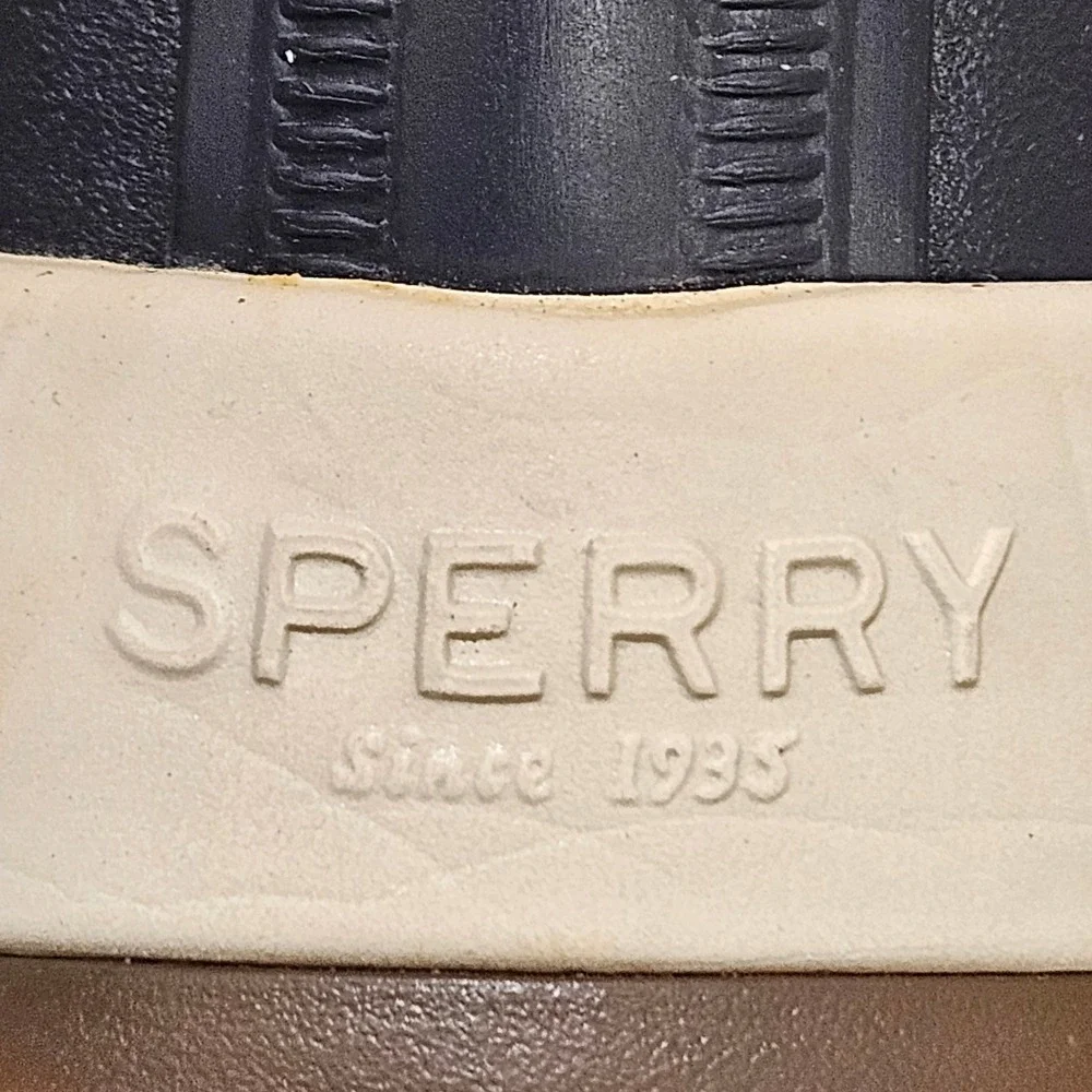 Sperry‎ Maritime Repel Tan Navy Insulated Waterproof Duck Boots Women's 7.5 M